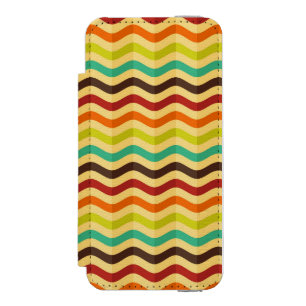 Background with stripes in retro 4 incipio watson™ iPhone 5 wallet case