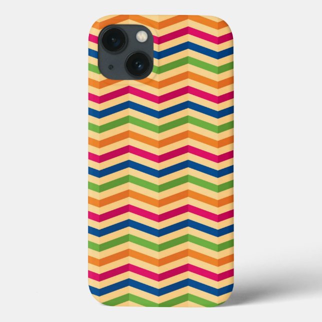 Background with stripes in retro Case-Mate iPhone case (Back)