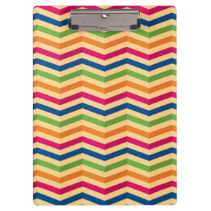 Background with stripes in retro clipboard