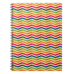 Background with stripes in retro notebook