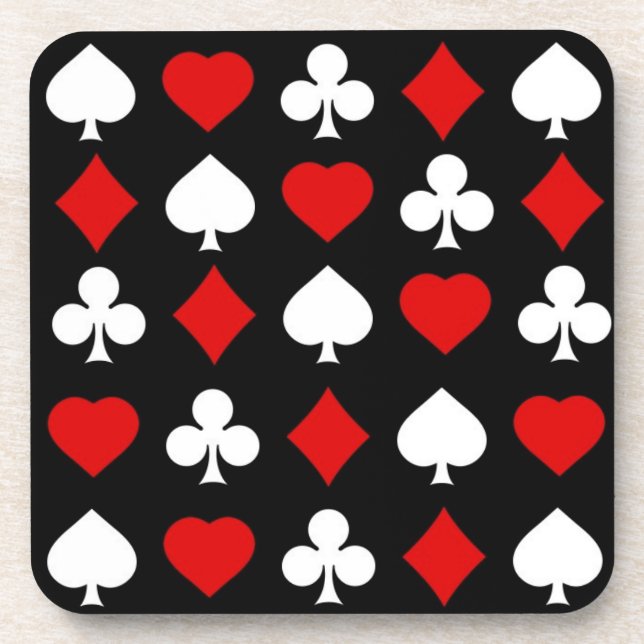 Background with suits coaster (Front)