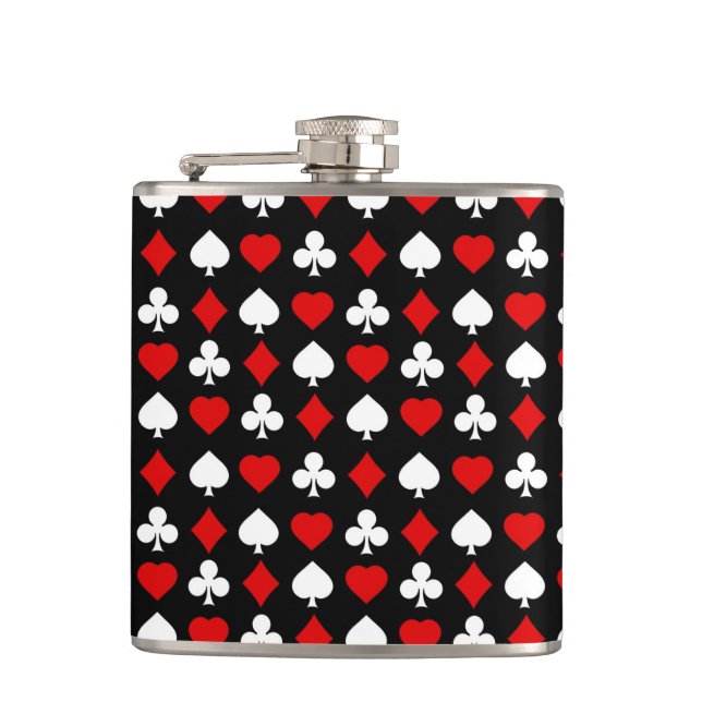 Background with suits hip flask (Front)