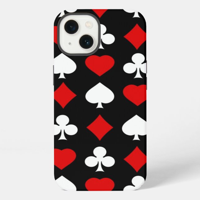Background with suits iPhone case (Back)