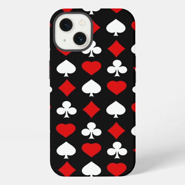 Background with suits iPhone case (Back)