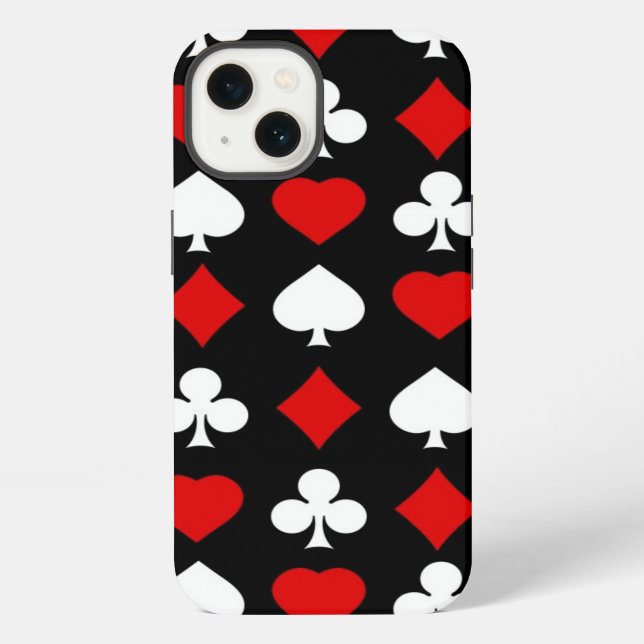 Background with suits iPhone case (Back)