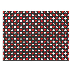 Background with suits tablecloth