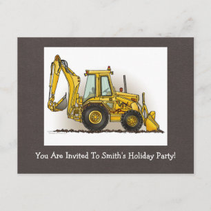 Backhoe Operator Invitation