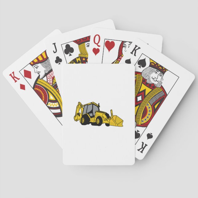 Backhoe Playing Cards (Back)