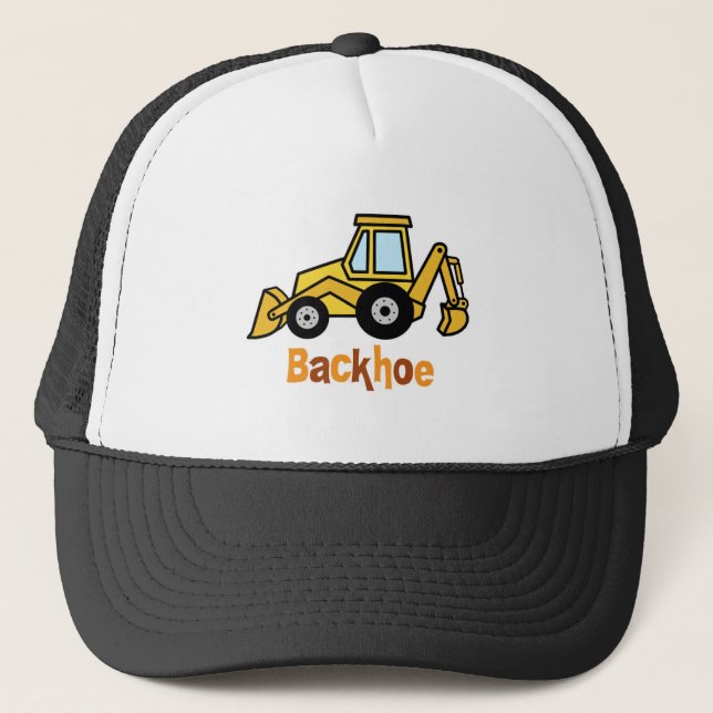Backhoe Trucker Hat (Front)