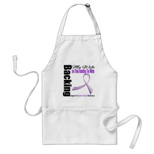 Backing My Wife Pancreatic Cancer Standard Apron