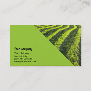 Backlit farmland business card