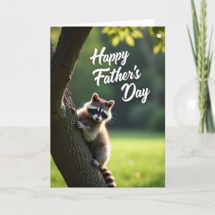 Backlit Wild Mammal Father Card