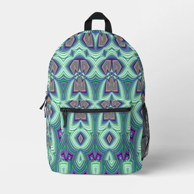 Backpack, A seamlessclassic pattern design Printed Backpack (Front)