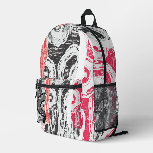 Backpack – Abstract Land (Back Corner Right)