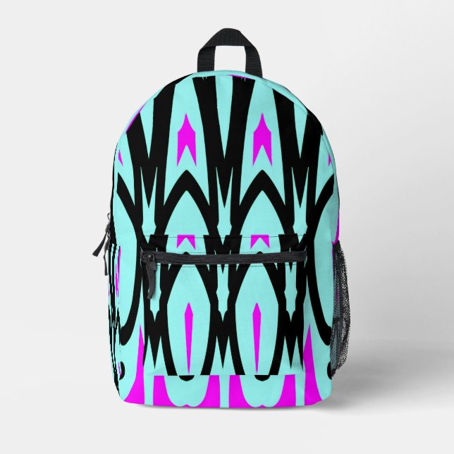 Backpack, An elegant colourful seamless design  Pr Printed Backpack (Front)
