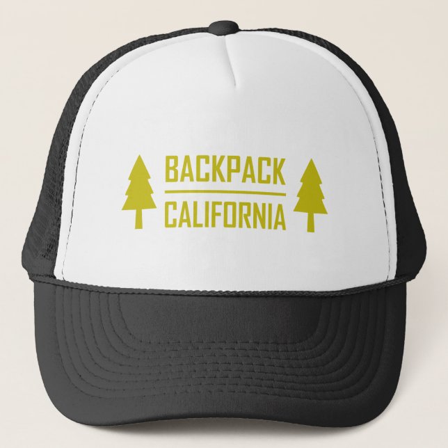 Backpack California Trucker Hat (Front)