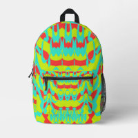 Backpack, Colourful seamless classic design