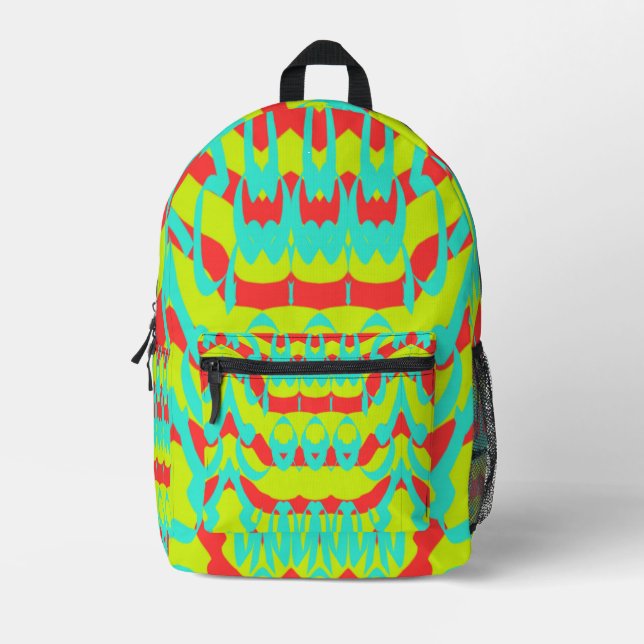 Backpack, Colourful seamless classic design  Printed Backpack (Front)