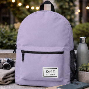 Backpack Custom Name Patch Retro School Bag Gift