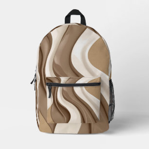 Backpack in stylish abstract graphic