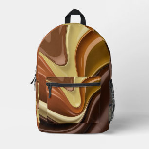Backpack in stylish abstract graphic