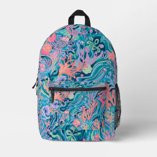 Backpack in stylish graphic