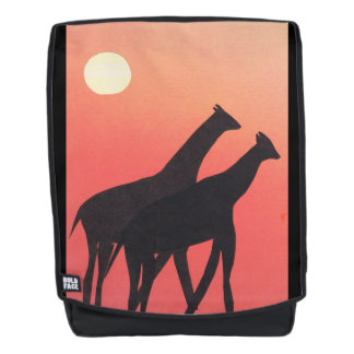 Backpack with Giraffe Design