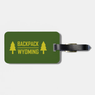 Backpack Wyoming Luggage Tag