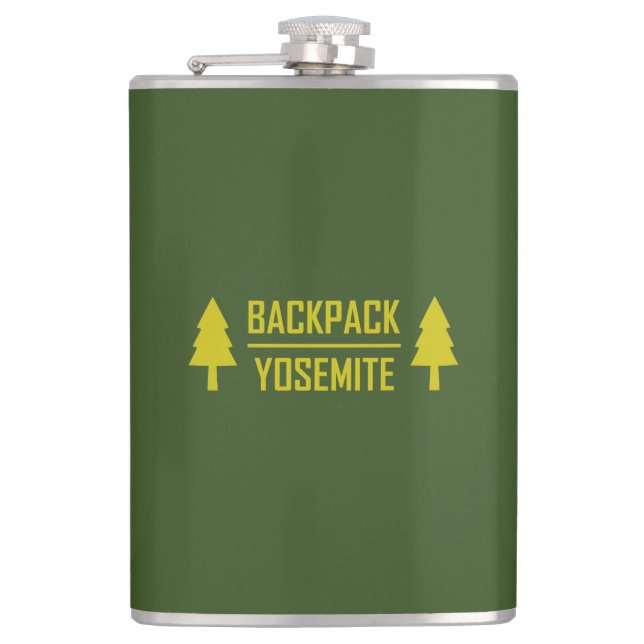 Backpack Yosemite Hip Flask (Front)