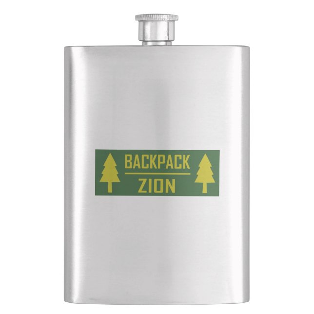 Backpack Zion Hip Flask (Front)