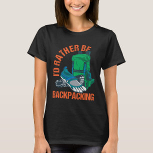 Backpacker Digital Nomade Work And Travel World Tr T-Shirt