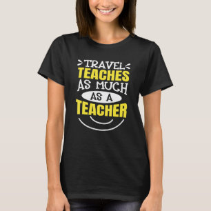 Backpacking Travelling Travel Teaches As Much As A T-Shirt