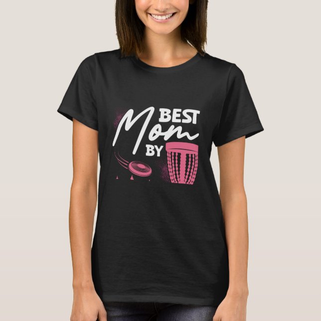 Backprint Best Mum By Par Ultimate Frisbee T-Shirt (Front)