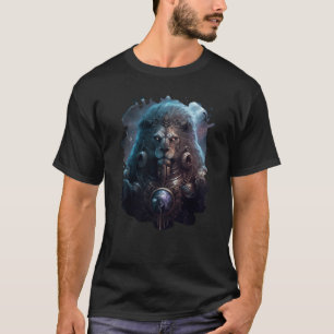 Backprint Epic Leo the zodiac sign of strength  2 T-Shirt