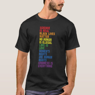 Backprint Kindness is everything LGBTQ+ Pride  1 T-Shirt