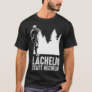 Backprint Smiling instead of panting E-bikes and e T-Shirt
