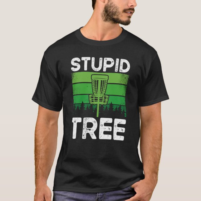 Backprint Stupid Tree Ultimate Frisbee T-Shirt (Front)