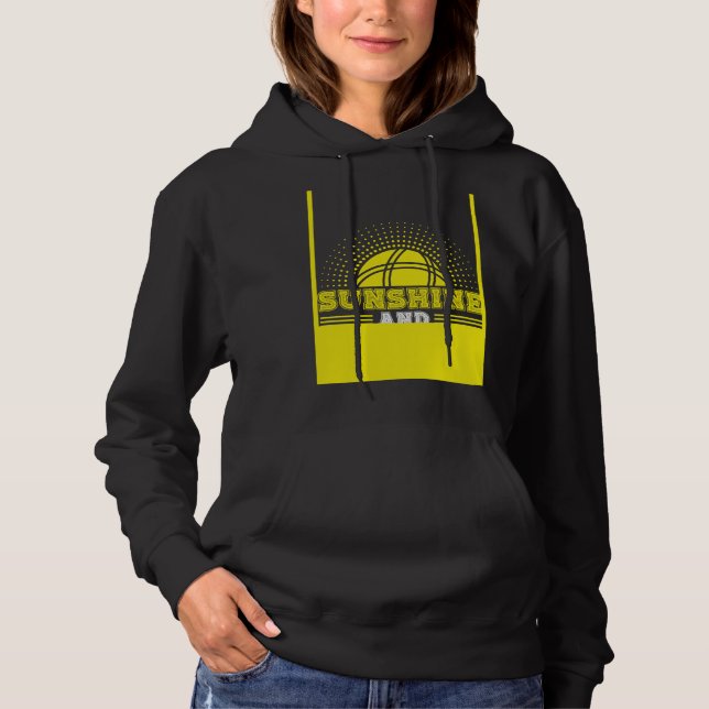 Backprint Sunshine And Bocce Ball Hoodie (Front)
