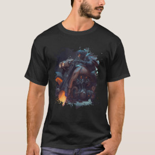 Backprint The epic fantasy motorcycle adventure T-Shirt