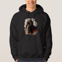 Backprint The epic warrior bravery in the dark