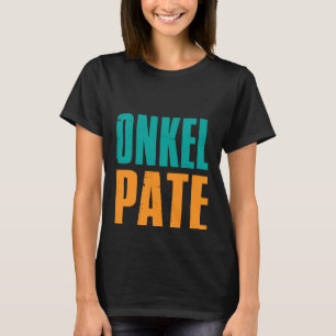 Backprint uncle godfather hero godfather niece and T-Shirt