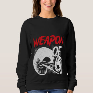 Backprint Weapon Of Stress Reduction Boxing Sweatshirt