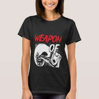 Backprint Weapon Of Stress Reduction Boxing T-Shirt
