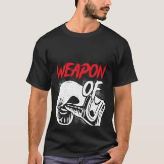 Backprint Weapon Of Stress Reduction Boxing T-Shirt