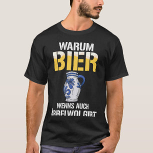 Backprint Why beer if there is also Äbbelwoi 2 T-Shirt