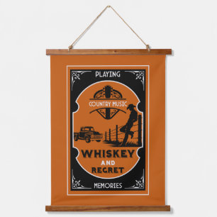 Backroad American Country Music Hanging Tapestry