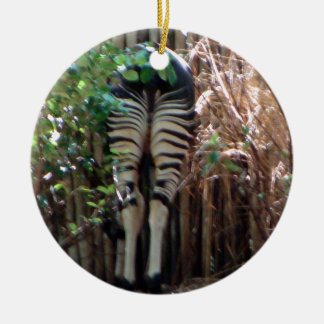 Backside of Okapi Ceramic Tree Decoration