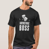 Backstage Crew Pocket Black Men s T shirt Zazzle