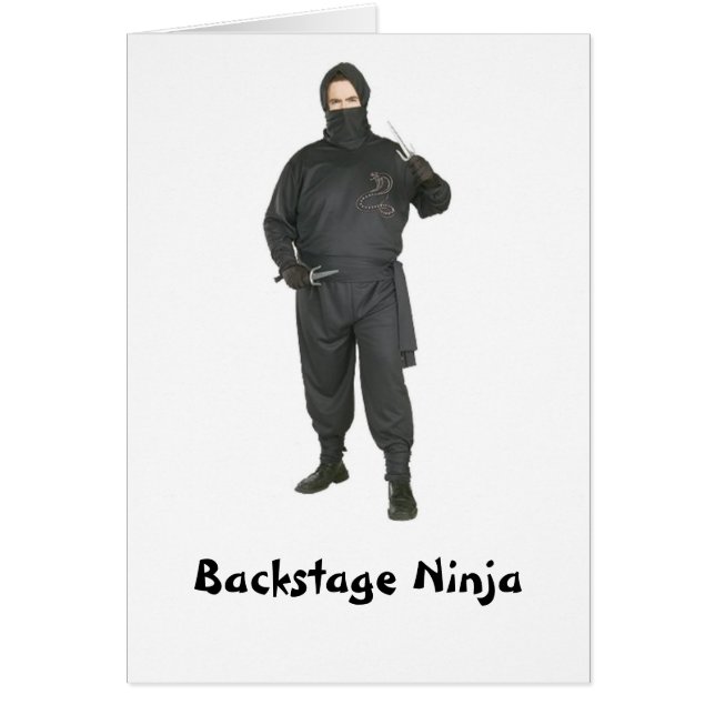 Backstage Ninja (Front)