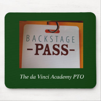 Backstage Pass mouse pad